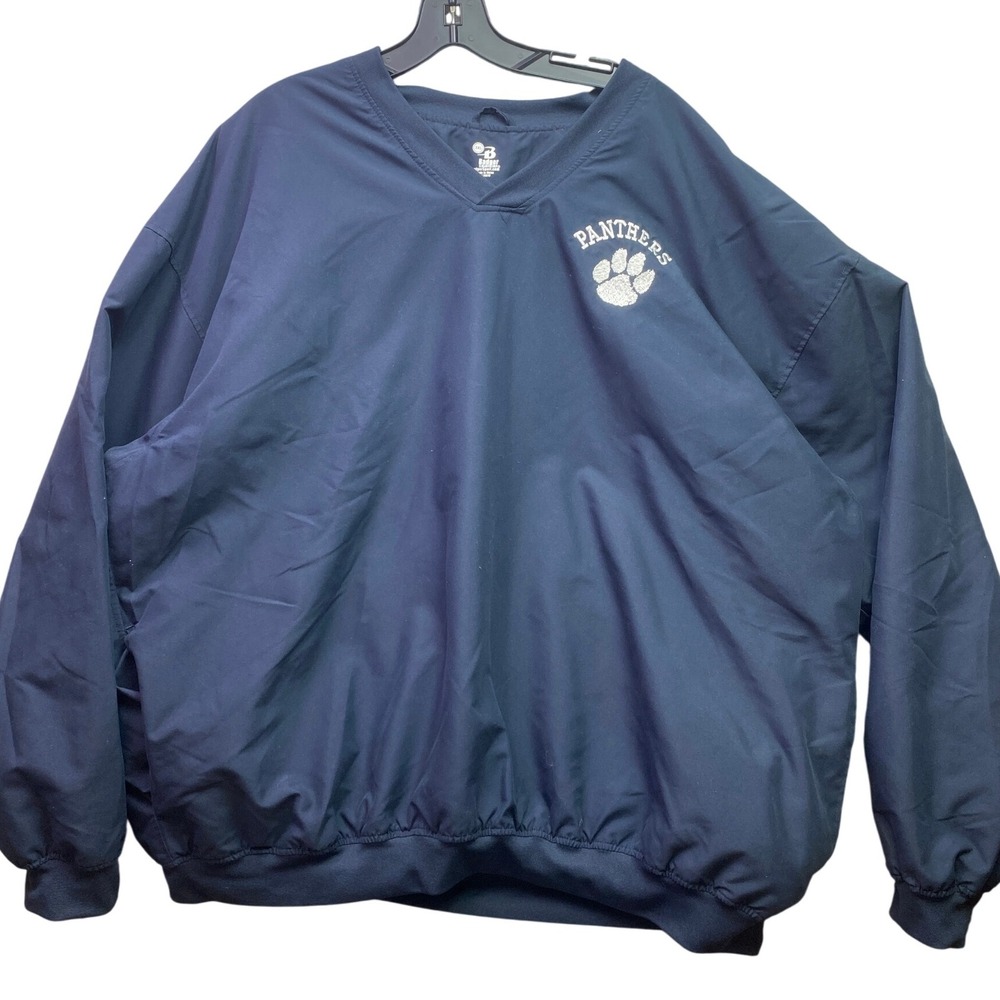 Badger Sport Jacket Mens 3XL Panthers Pull Over Golf Windbreaker‎ Outdoors